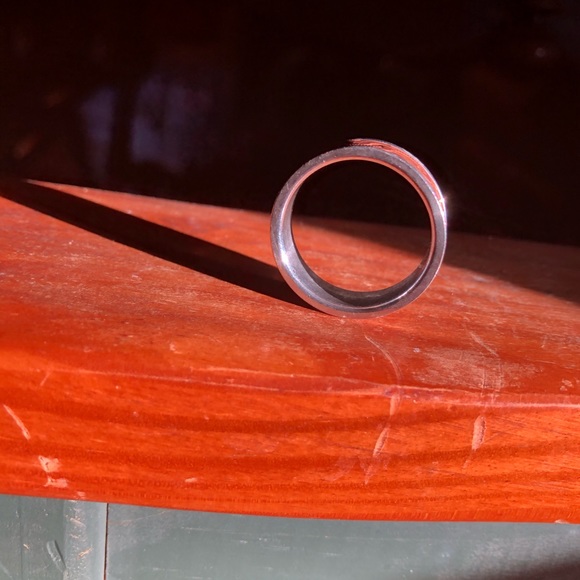 Men’s Engraved Ring Copper & Silver - Picture 3 of 5